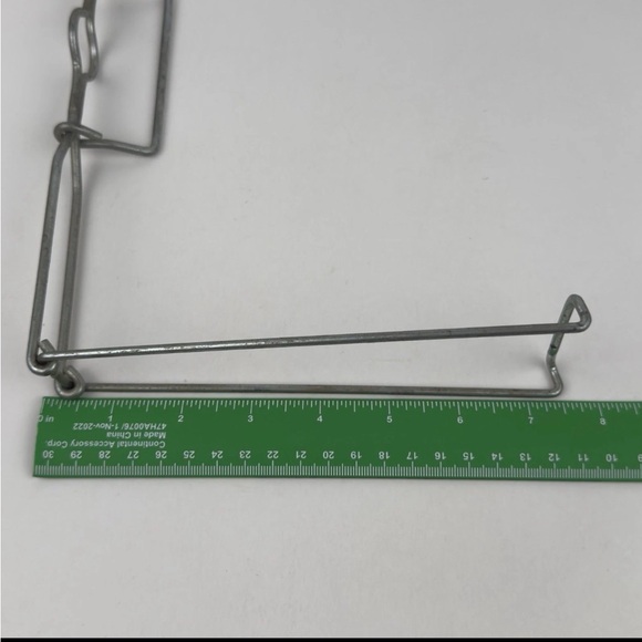 VTG Cake Carrier Wire Bail Handle Clamp Replacement Cake Taker Metal - Picture 8 of 10